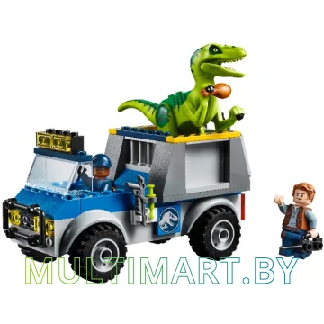 Конструктор Bela Dinosaur World 10919 Грузовик спасателей (102 детали) картинка 3